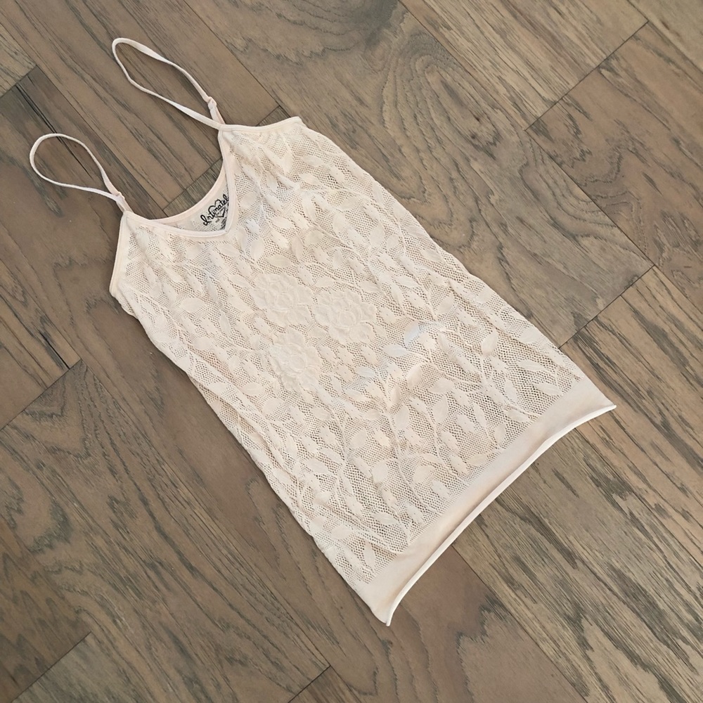 Free People Intimately Me Beige Camisole M/L